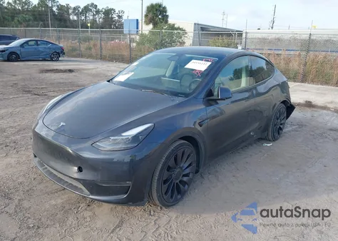 2024 Tesla Model Y Performance Dual Motor All-Wheel Drive из США, поврежденный, VIN 7SAYGDEF8RA291509